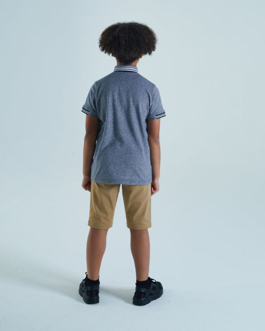 ディーゼル バーノン ポロ ネイビー ブルー バーズアイ