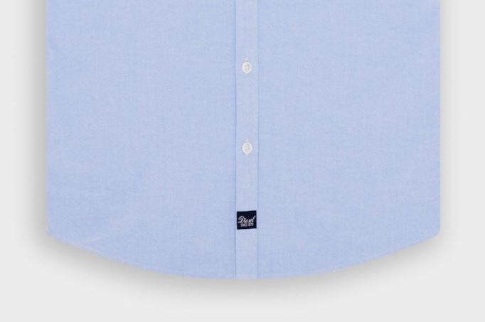ウォルシュ オックスフォード シャツ スカイブルー ディーゼル ベージュ