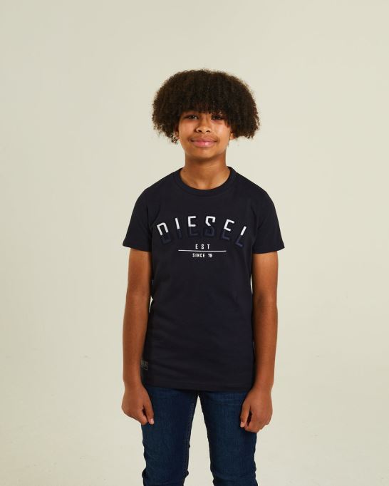 ジョシュア ティー ネイビー ディーゼル レッド