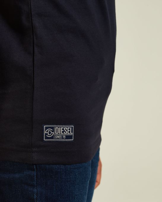 ジョシュア ティー ネイビー ディーゼル レッド