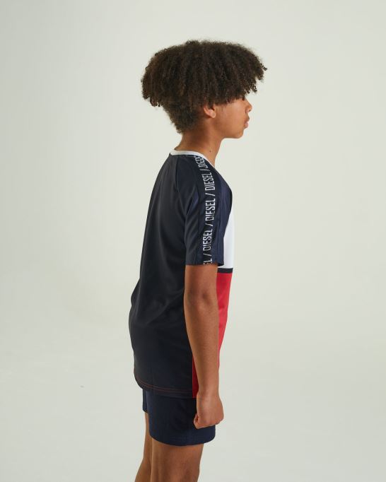 ディーゼル シーザー ティー レッド グレー