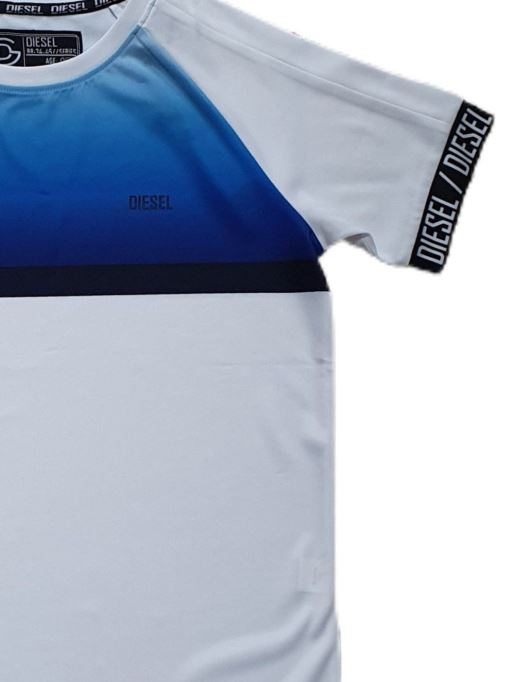 レッド ディーゼル タイラー Tシャツ ブルー/ホワイト