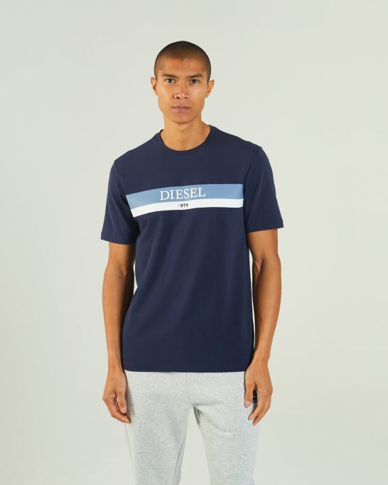 ディーゼル ホイト ティー ネイビー ブレザー レッド