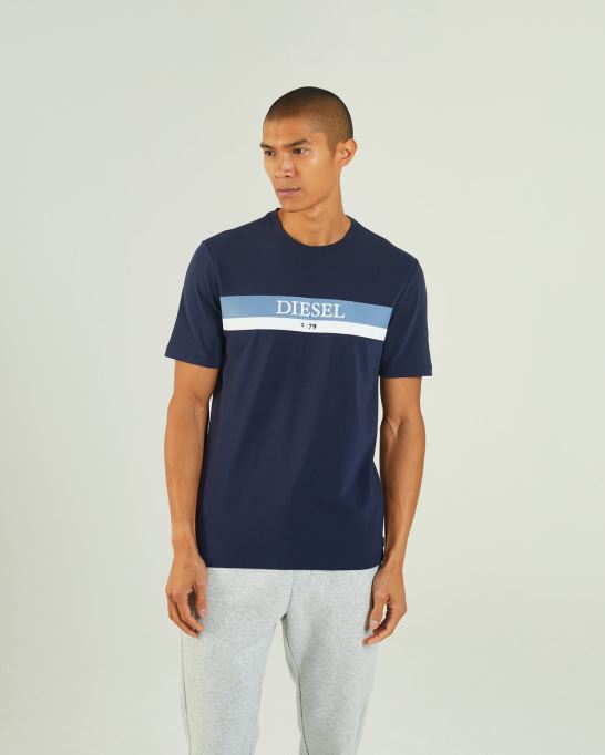 ディーゼル ホイト ティー ネイビー ブレザー レッド