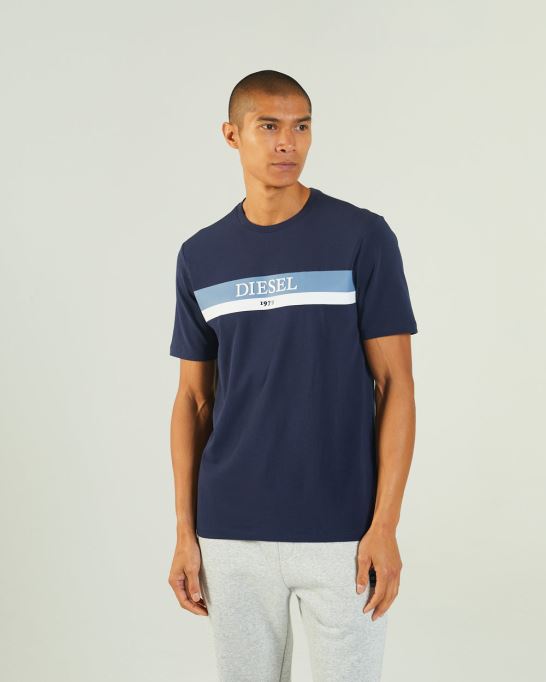 ディーゼル ホイト ティー ネイビー ブレザー レッド