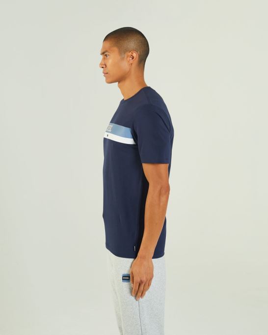 ディーゼル ホイト ティー ネイビー ブレザー レッド