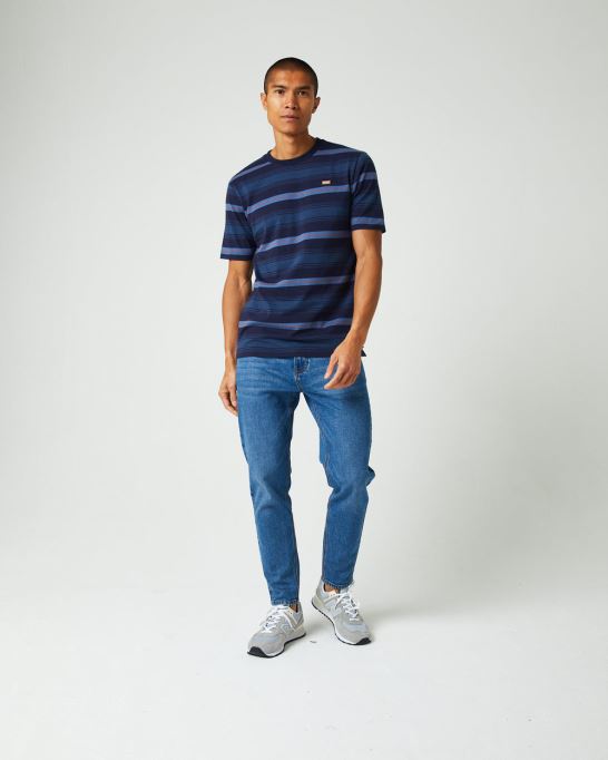 キースティーネイビーブレザーディーゼルホワイト