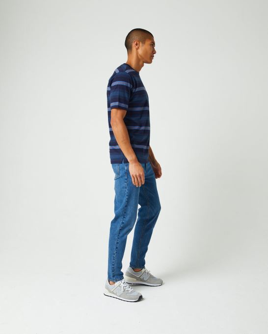 キースティーネイビーブレザーディーゼルホワイト