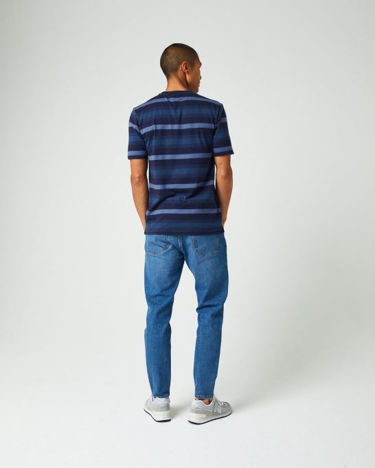 キースティーネイビーブレザーディーゼルホワイト