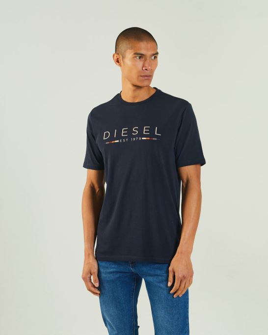 ディーゼル ファブリックシオ ティー スペース ネイビー