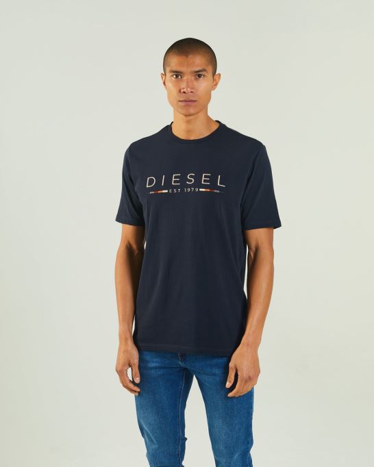 ディーゼル ファブリックシオ ティー スペース ネイビー