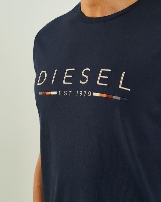 ディーゼル ファブリックシオ ティー スペース ネイビー