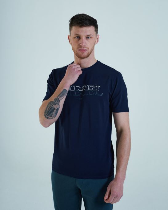 ディーゼル カレブ ティー ネイビー ブレザー グリーン