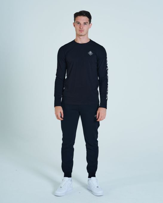 ブライソン Ls ティー ブラック ディーゼル ネイビー