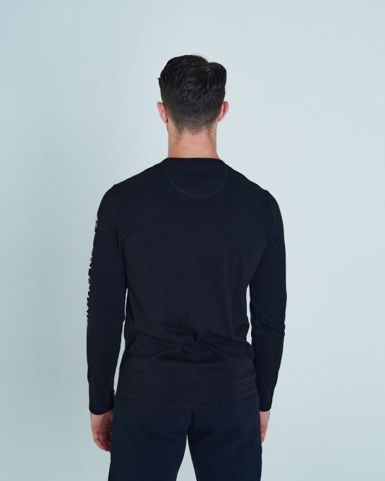 ブライソン Ls ティー ブラック ディーゼル ネイビー