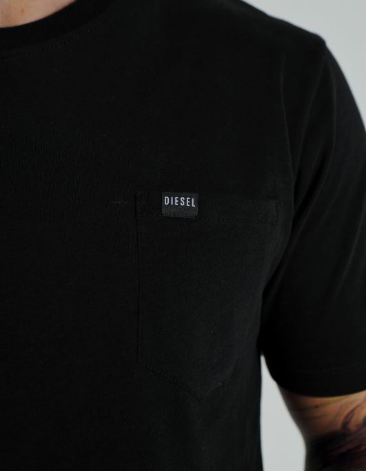 レッド ディーゼル ベーシック ブレット ポケット T シャツ ブラック