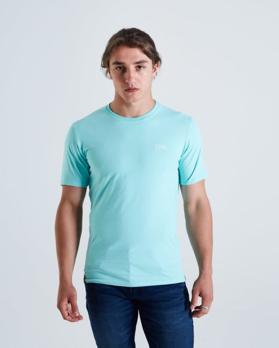 オレンジ ディーゼル ベーシック スコット オーネック オーシャン ウェーブ