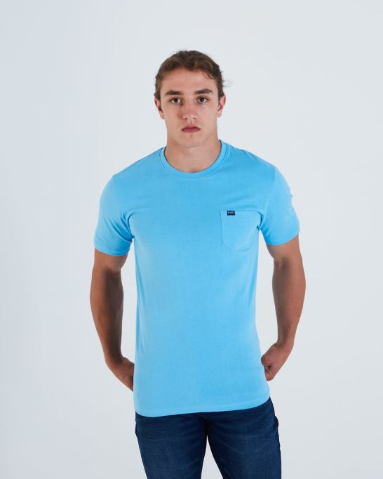 ディーゼル ベーシック ブレット ポケット ティー ボニー ブルー ピンク