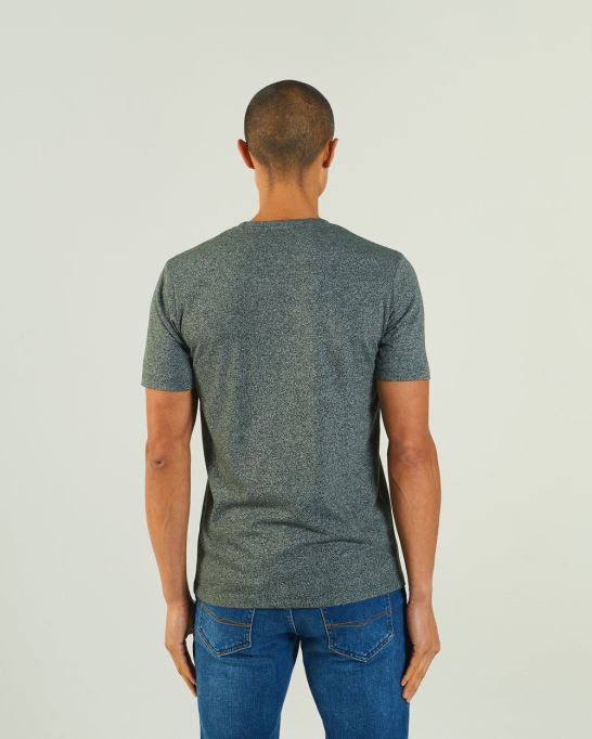 ブラウン ディーゼルベーシック マットオーネック パイングリーン