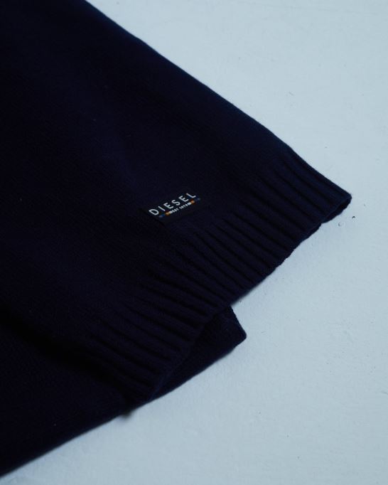 ディーゼル クリストファー マフラー ネイビー