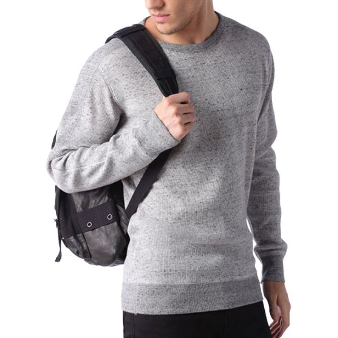 エスラスト メンズ スウェット クルーネック 長袖 カジュアル プルオーバー ジャンパー ディーゼル