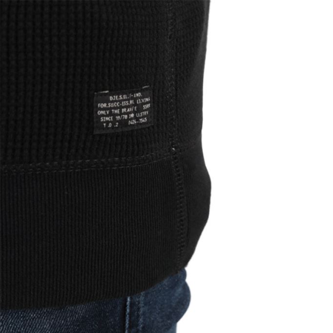 ディーゼル S エラストス メンズ スウェットシャツ クルーネック 長袖 カジュアル プルオーバー ジャンパー