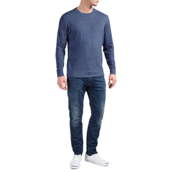 エスコンプトン メンズ スウェット クルーネック 長袖 カジュアル プルオーバー ジャンパー ディーゼル