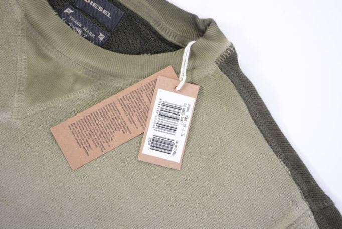 ディーゼル S D スウェット メンズ スウェットシャツ クルーネック 長袖 冬 プルオーバー ジャンパー