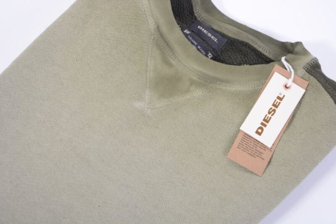 ディーゼル S D スウェット メンズ スウェットシャツ クルーネック 長袖 冬 プルオーバー ジャンパー