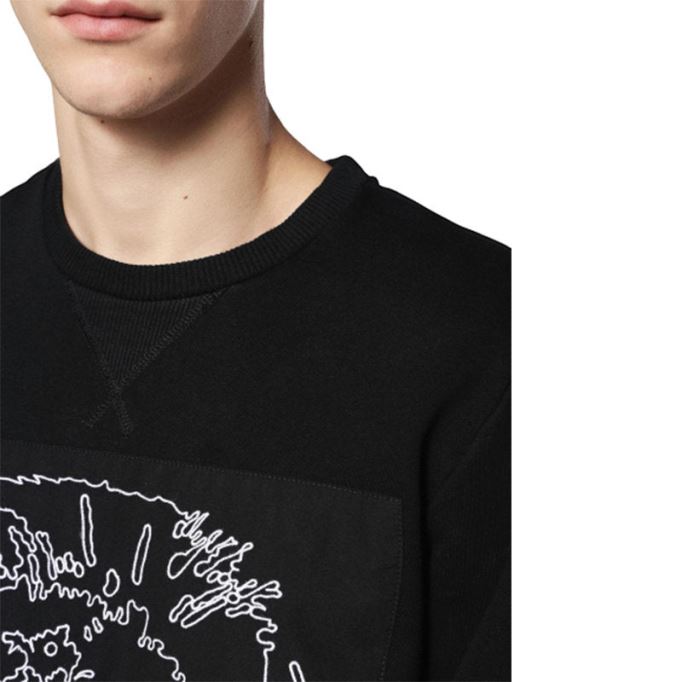 S Samuel Felpa 900 メンズ スウェットシャツ クルーネック 長袖 プルオーバー ジャンパー ディーゼル