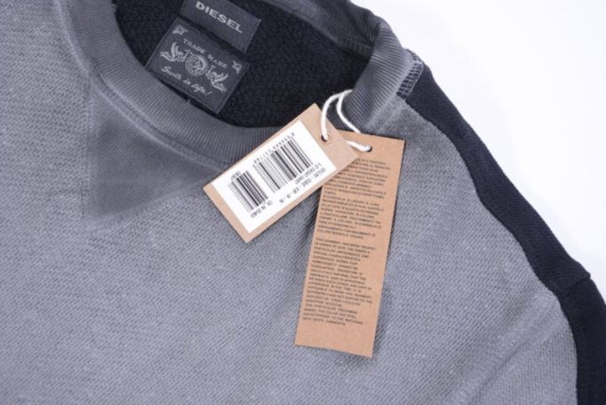 ディーゼル S-d スウェット メンズ トレーナー クルーネック 長袖 カジュアル プルオーバー ジャンパー