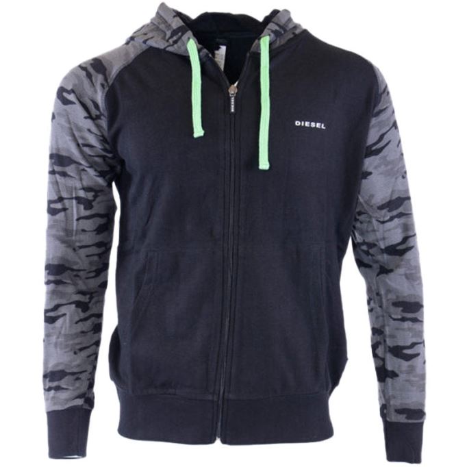 ディーゼル ブライアンツ メンズ パーカー ラウンジウェア フルジップ カジュアル スウェットシャツ フード スポーツ