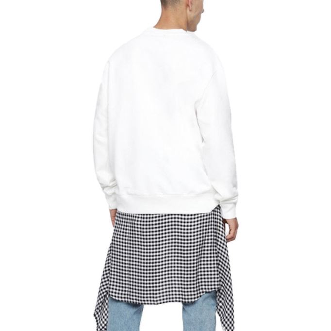 S Baywa メンズ スウェットシャツ クルーネック リブ カジュアル プルオーバー ジャンパー ディーゼル