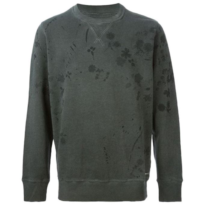 ディーゼルシャツ S Crix メンズ スウェット 長袖 レギュラー ブラック カジュアル プルオーバー ジャンパー