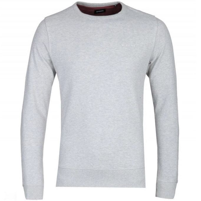 S Willard メンズ スウェットシャツ レギュラー フィット カジュアル 長袖 プルオーバー ジャンパー ディーゼル