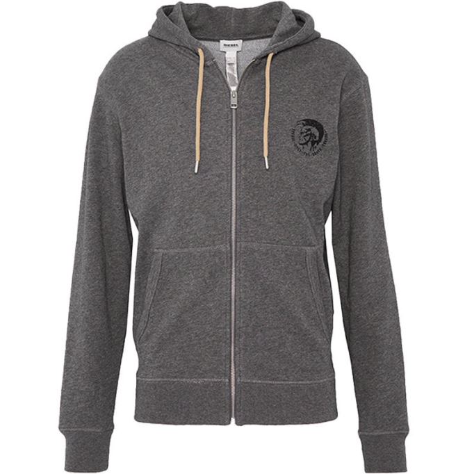 ディーゼル ブランドン メンズ パーカー モヒカン ラウンジウェア フルジップ カジュアル スウェット フード