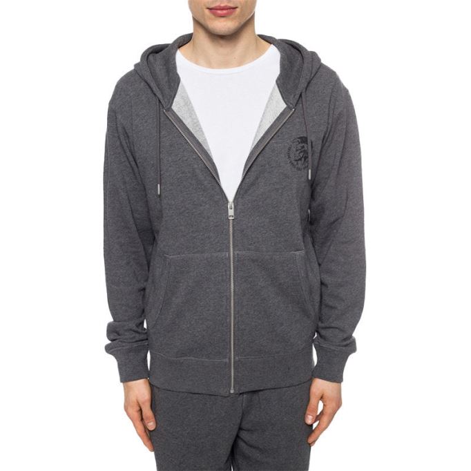 ディーゼル ブランドン メンズ パーカー モヒカン ラウンジウェア フルジップ カジュアル スウェット フード