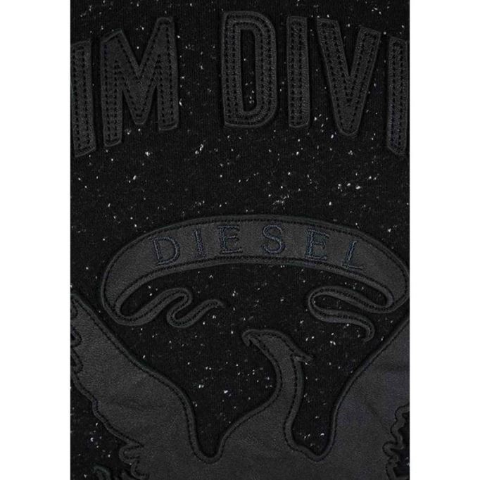 メンズ Joe Hood Lr 900 スウェットシャツ フード付き レザー アンブローズ プルオーバー ジャンパー ディーゼル