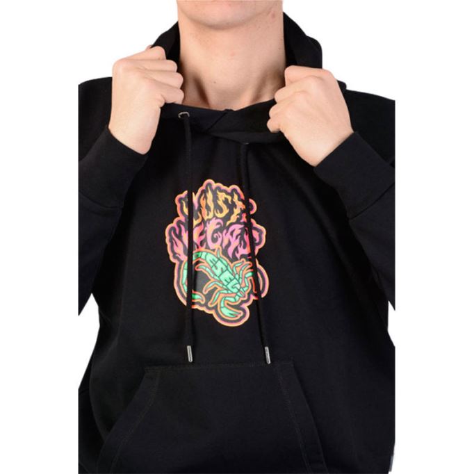 ディーゼルオーバーザー アルビー Sc 900 メンズ スウェットシャツ プルパーカー フルオ プリント ラウンジウェア