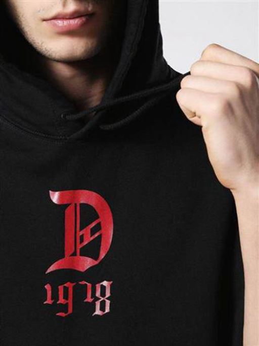 S Drive Gr-qa メンズ スウェット プルオーバー ノースリーブ パーカー スポーツ ジムウェア ディーゼル黒/赤