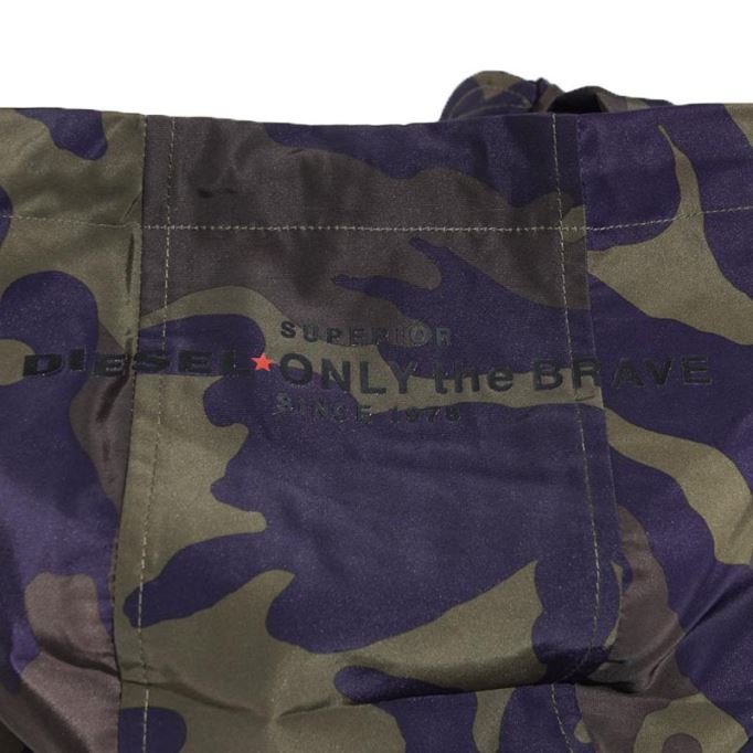 ディーゼル ジャアコースマティック メンズ ジャケット 防水 軽量 フード付き カモフラージュ ジャケット