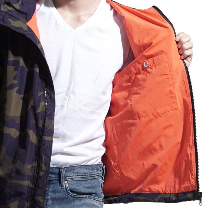 ディーゼル ジャアコースマティック メンズ ジャケット 防水 軽量 フード付き カモフラージュ ジャケット