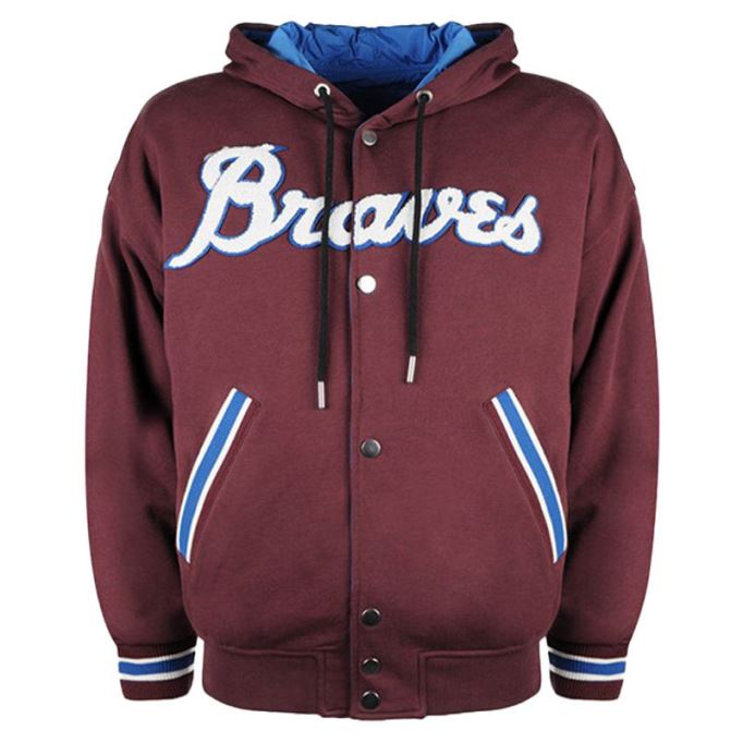 ディーゼル S ボーン メンズ パーカー ジャケット リバーシブル カジュアル リブ カフス バーシティ ジャケット