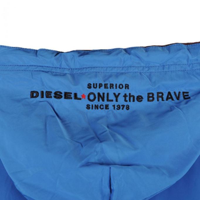 ディーゼル S ボーン メンズ パーカー ジャケット リバーシブル カジュアル リブ カフス バーシティ ジャケット