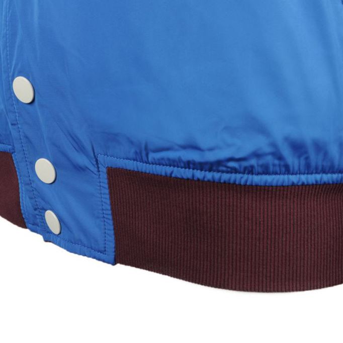 ディーゼル S ボーン メンズ パーカー ジャケット リバーシブル カジュアル リブ カフス バーシティ ジャケット