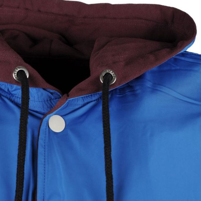 ディーゼル S ボーン メンズ パーカー ジャケット リバーシブル カジュアル リブ カフス バーシティ ジャケット