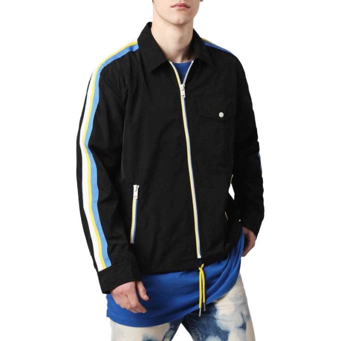 J Ribplaza メンズ ジャケット 冬 アウター カジュアル 防水コート レギュラー ジップ ディーゼル