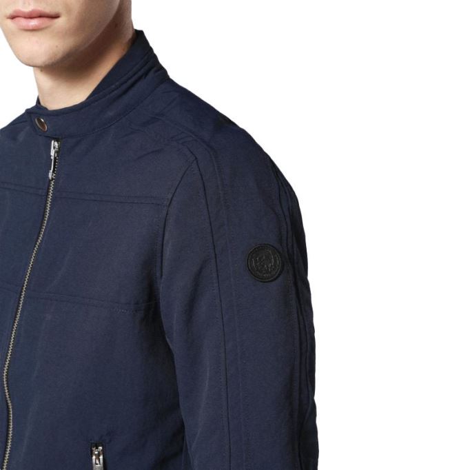 J ストリート メンズ バイカー ジャケット スリム フィット サマー アウター ボンバー カジュアル コート ディーゼル