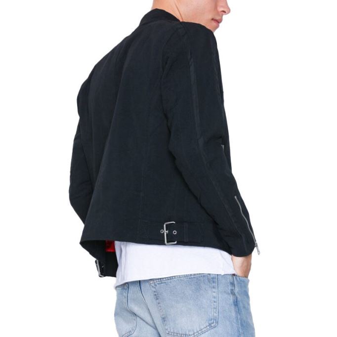 J ストリート メンズ バイカー ジャケット スリム フィット サマー アウター ボンバー カジュアル コート ディーゼル