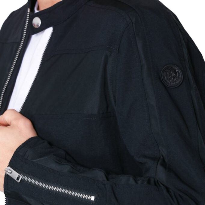 J ストリート メンズ バイカー ジャケット スリム フィット サマー アウター ボンバー カジュアル コート ディーゼル